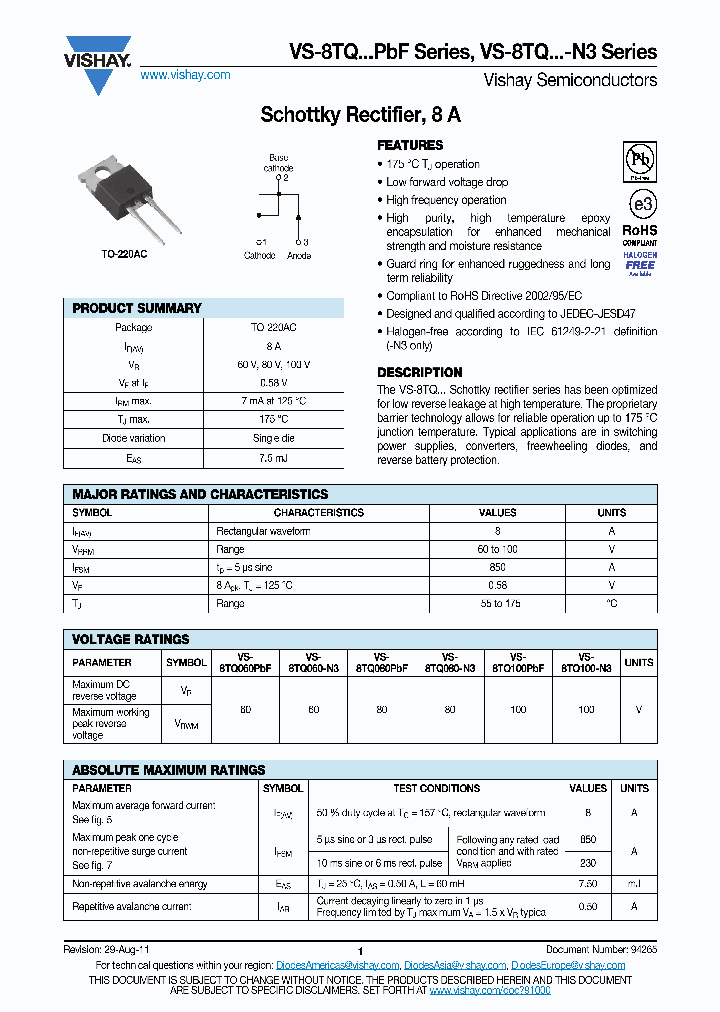 VS-8TQ100PBF_8597226.PDF Datasheet