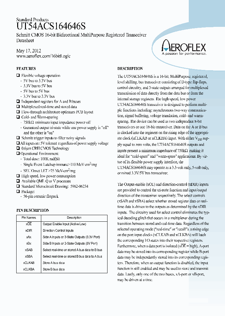 UT54ACS164646S_8602685.PDF Datasheet