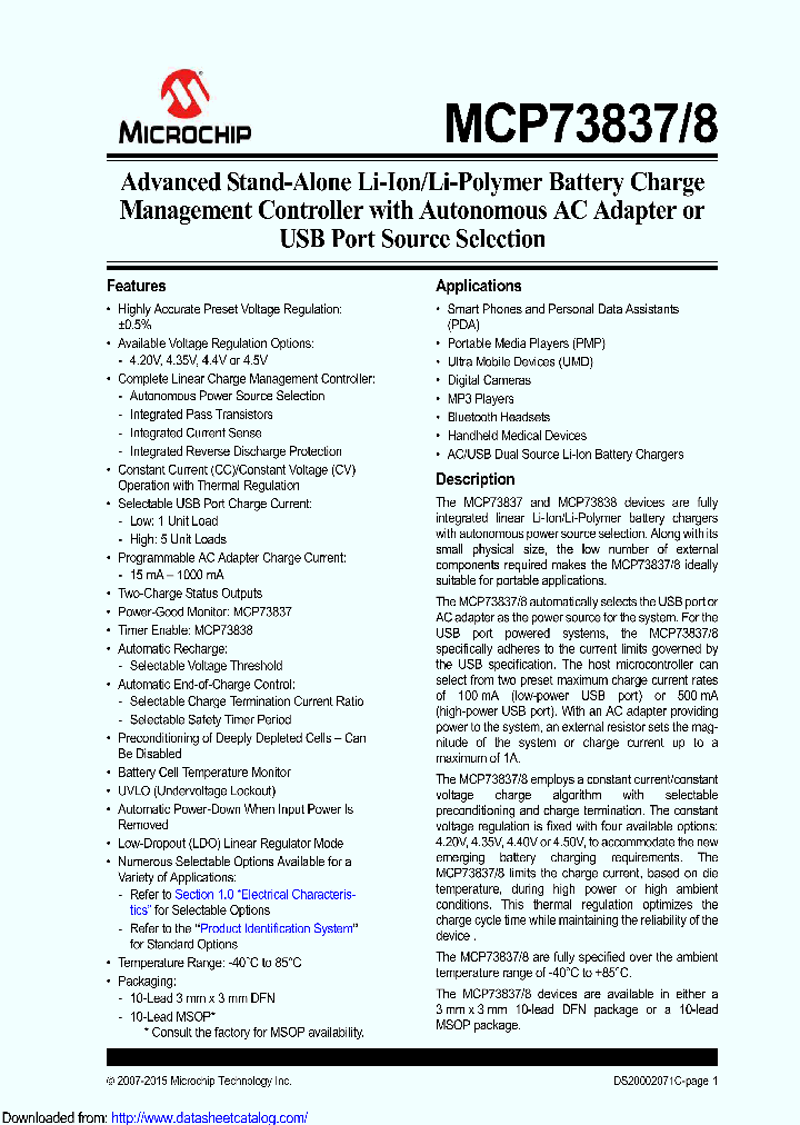 MCP73838T-FCIMF_8605416.PDF Datasheet