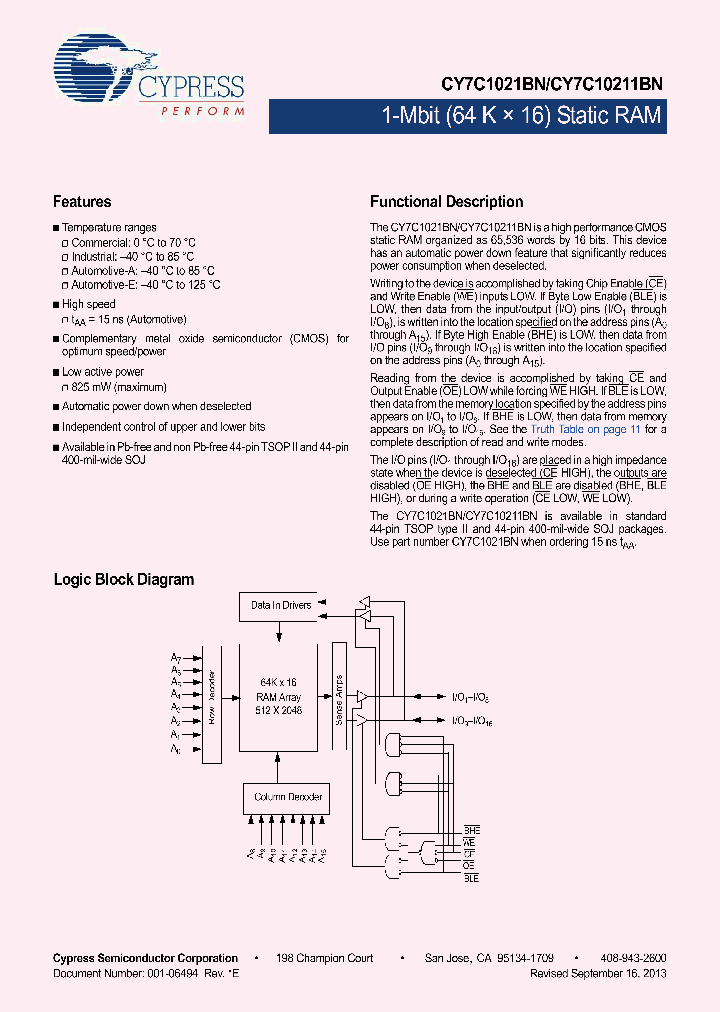 CY7C1021BN-15VXET_8605617.PDF Datasheet