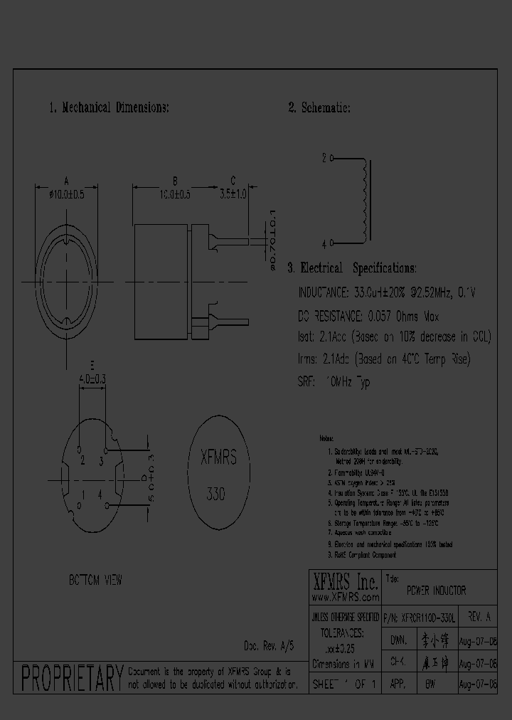 XFRCR110D-330L_8606611.PDF Datasheet