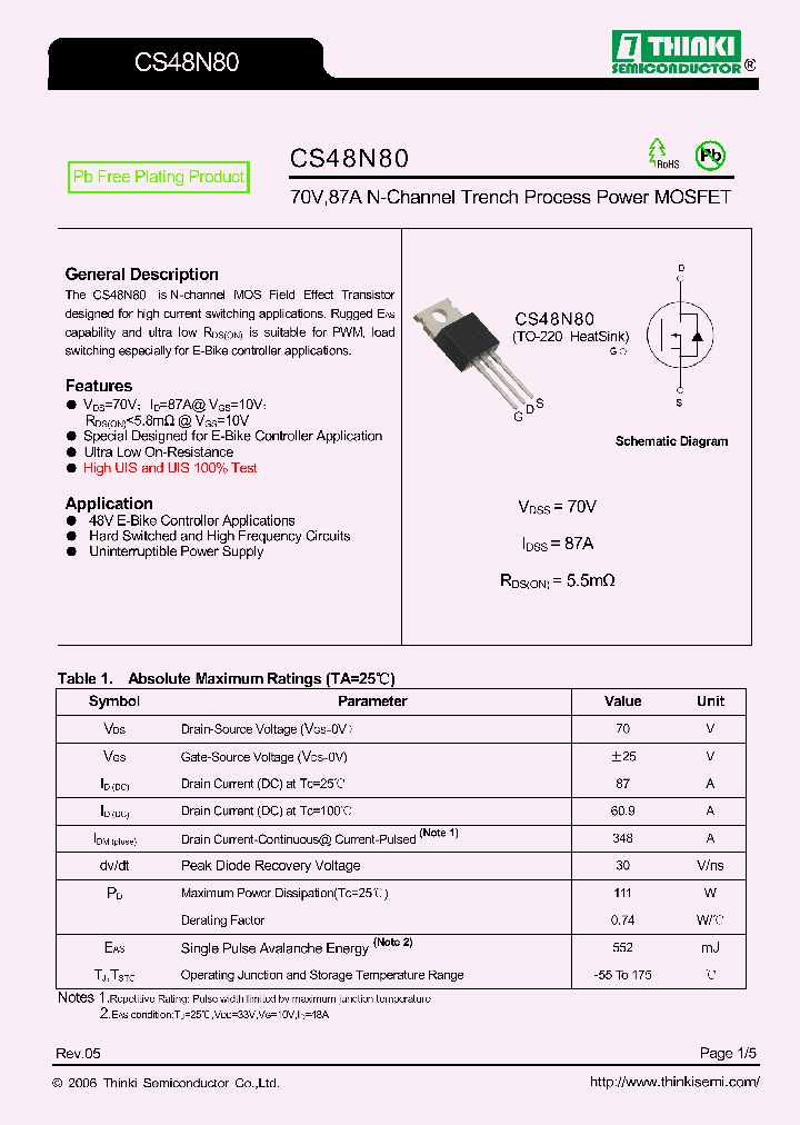 CS48N80_8610531.PDF Datasheet