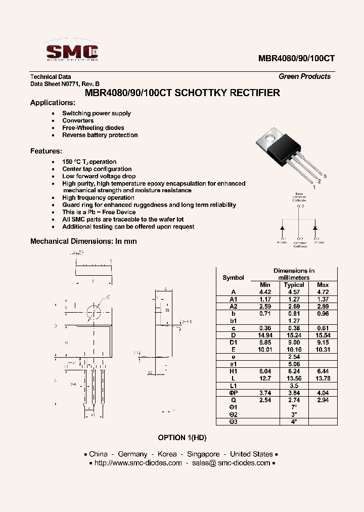 MBR4090_8611733.PDF Datasheet