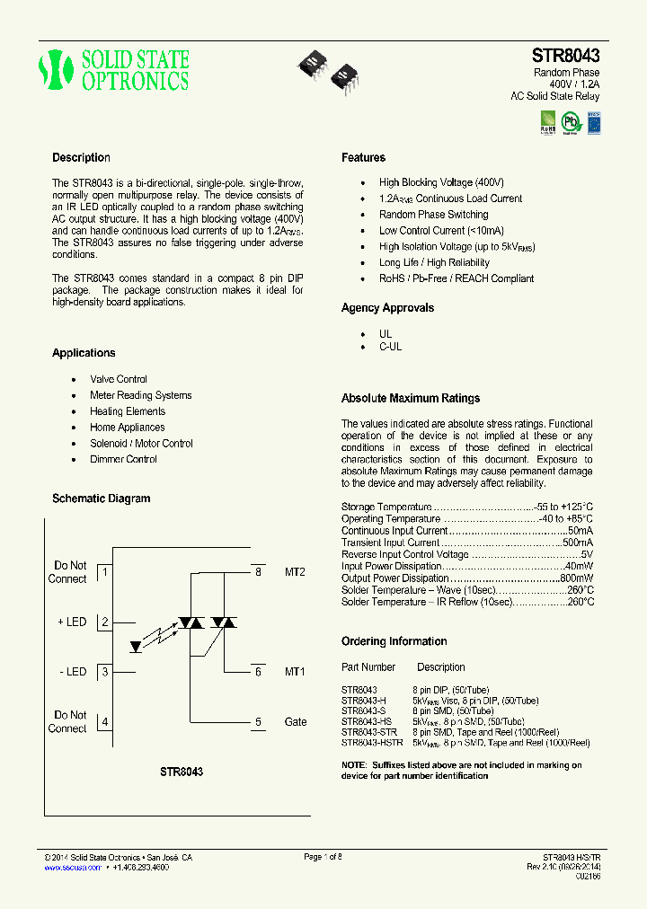 STR8043_8614005.PDF Datasheet