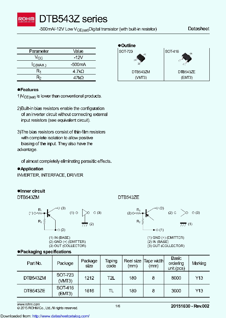 DTB543ZETL_8625751.PDF Datasheet