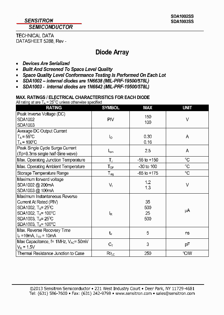 SDA1003SS_8628838.PDF Datasheet