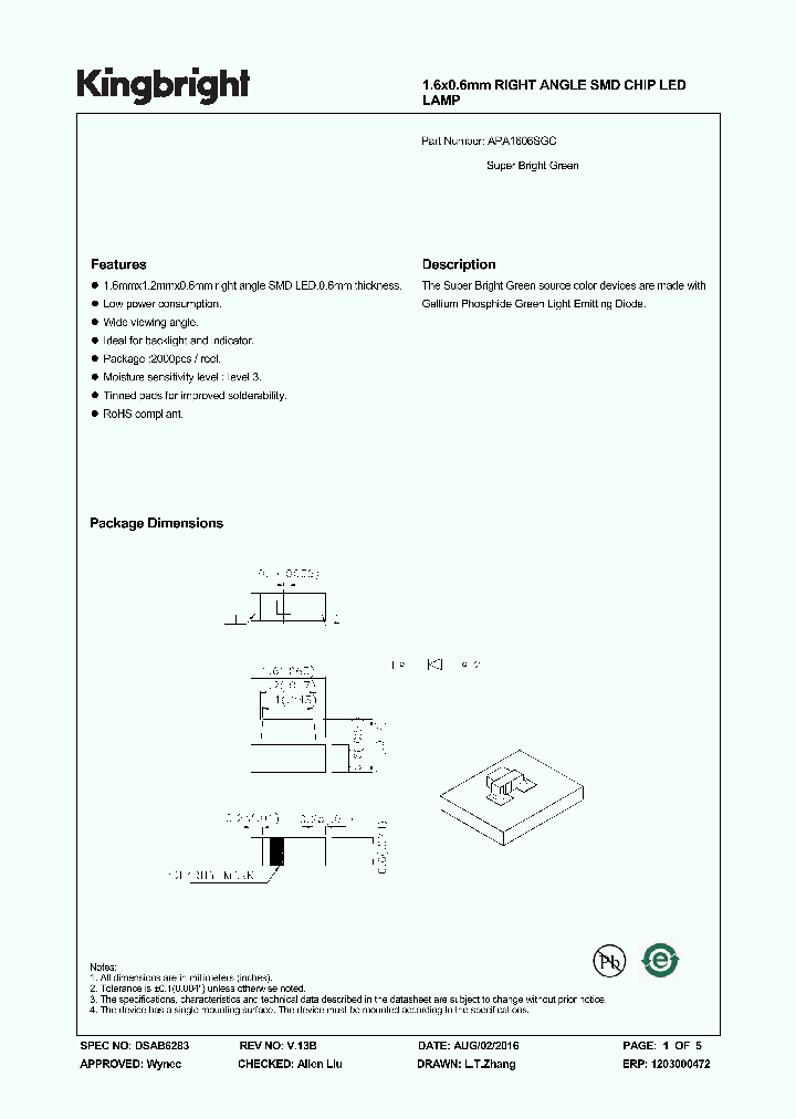 APA1606SGC_8631745.PDF Datasheet