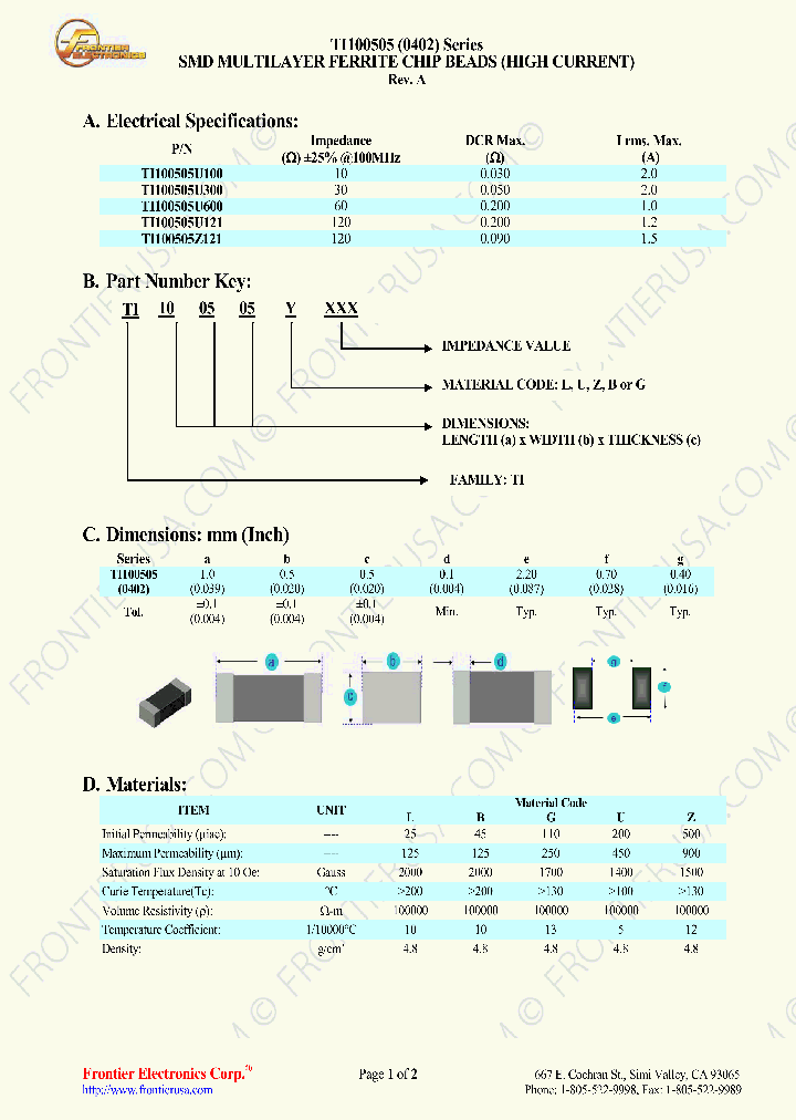 TI100505U121_8655070.PDF Datasheet