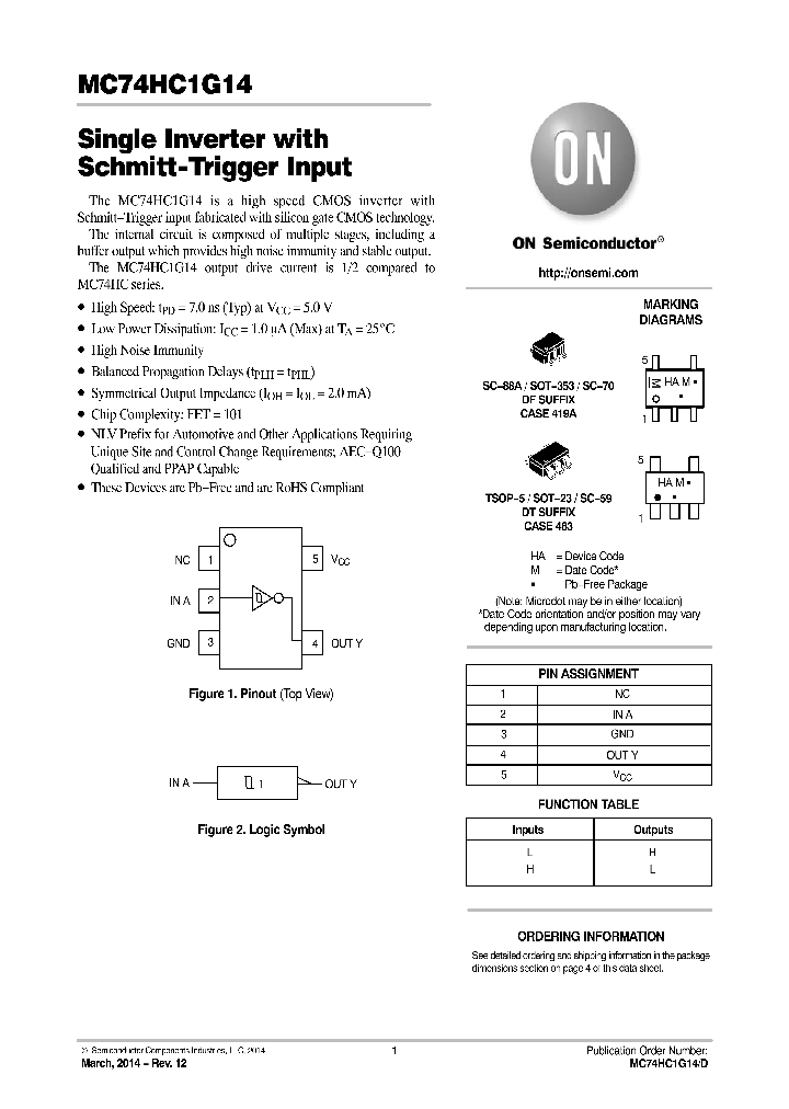 NLVHC1G14DFT2G_8669375.PDF Datasheet
