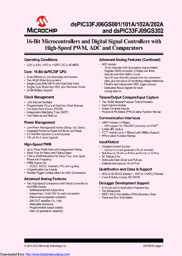 DSPIC33FJ06GS001_8671678.PDF Datasheet