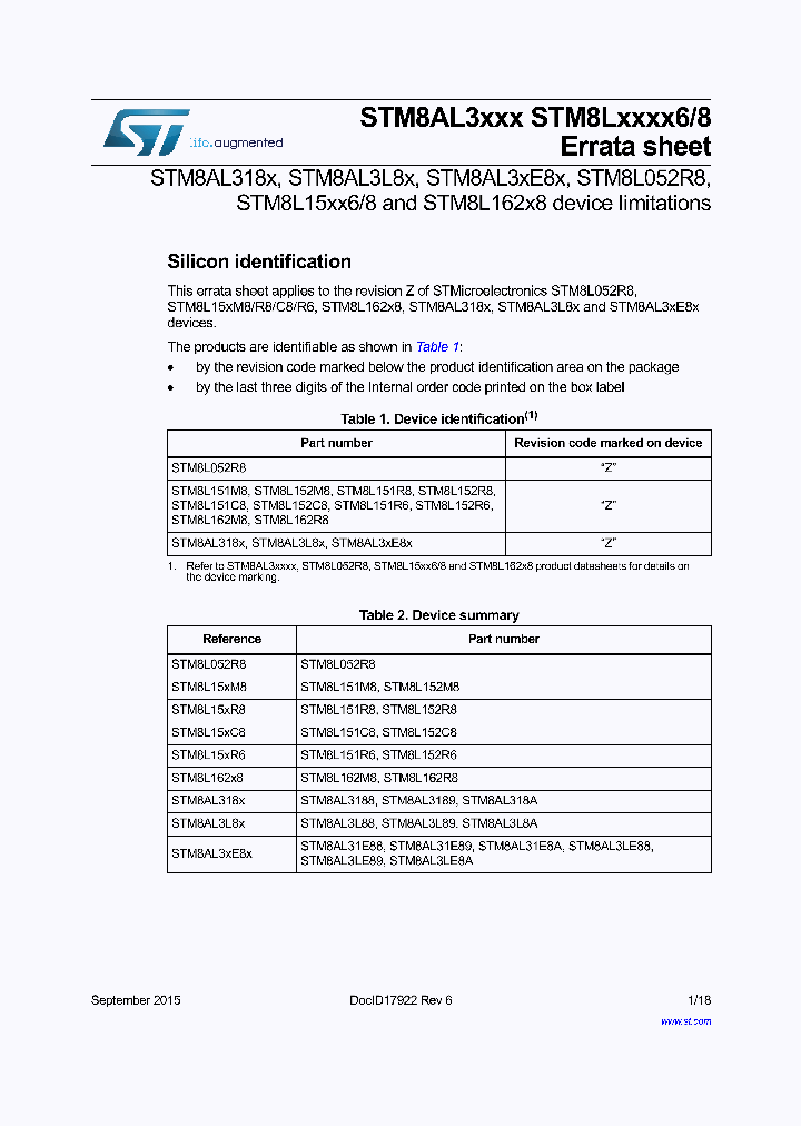 STM8L052R8_8677261.PDF Datasheet