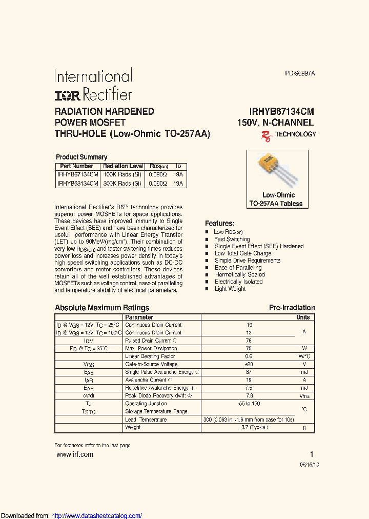 IRHYB63134CM_8678145.PDF Datasheet