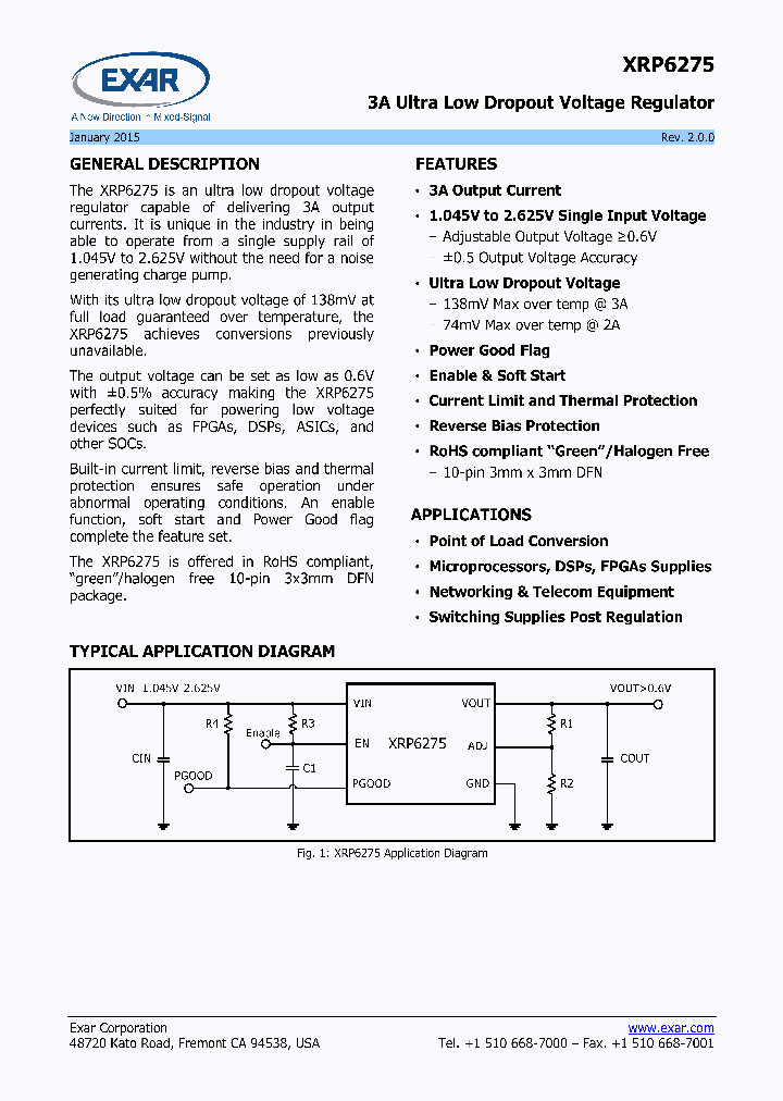 XRP6275EHMTR-F_8678763.PDF Datasheet