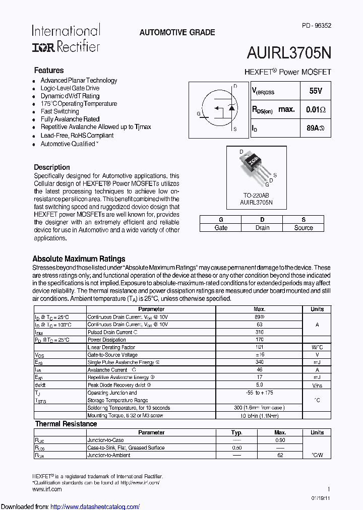 AUIRL3705N_8686558.PDF Datasheet