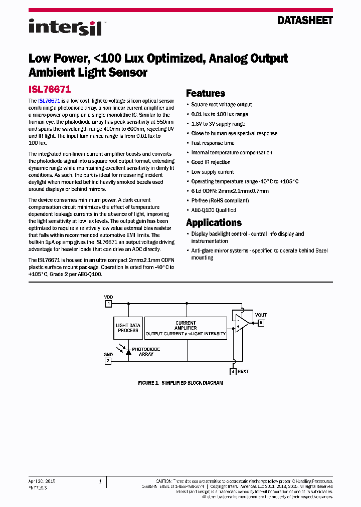 ISL76671AROZ-T7_8706335.PDF Datasheet