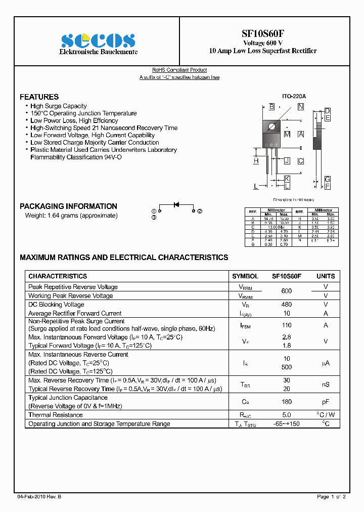 SF10S60F_8711975.PDF Datasheet