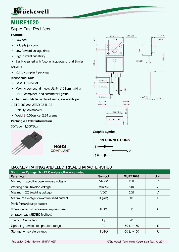 MURF1020_8713105.PDF Datasheet