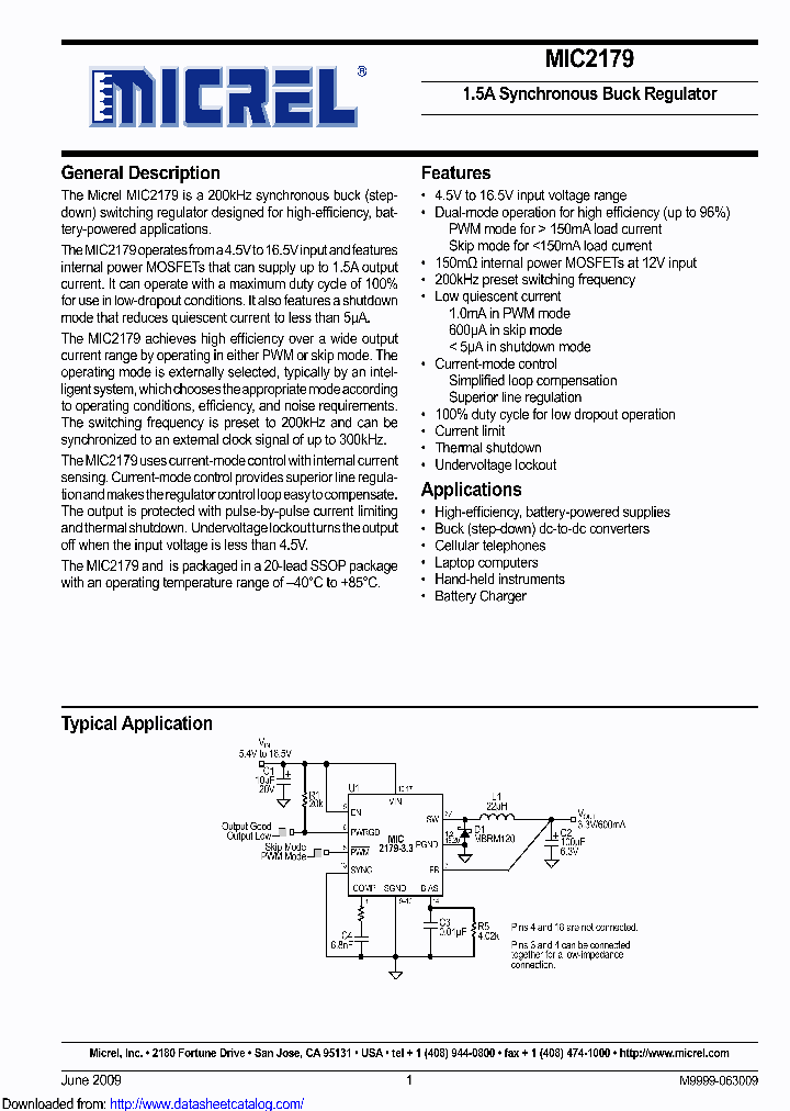 MIC2179-33YSM_8712933.PDF Datasheet