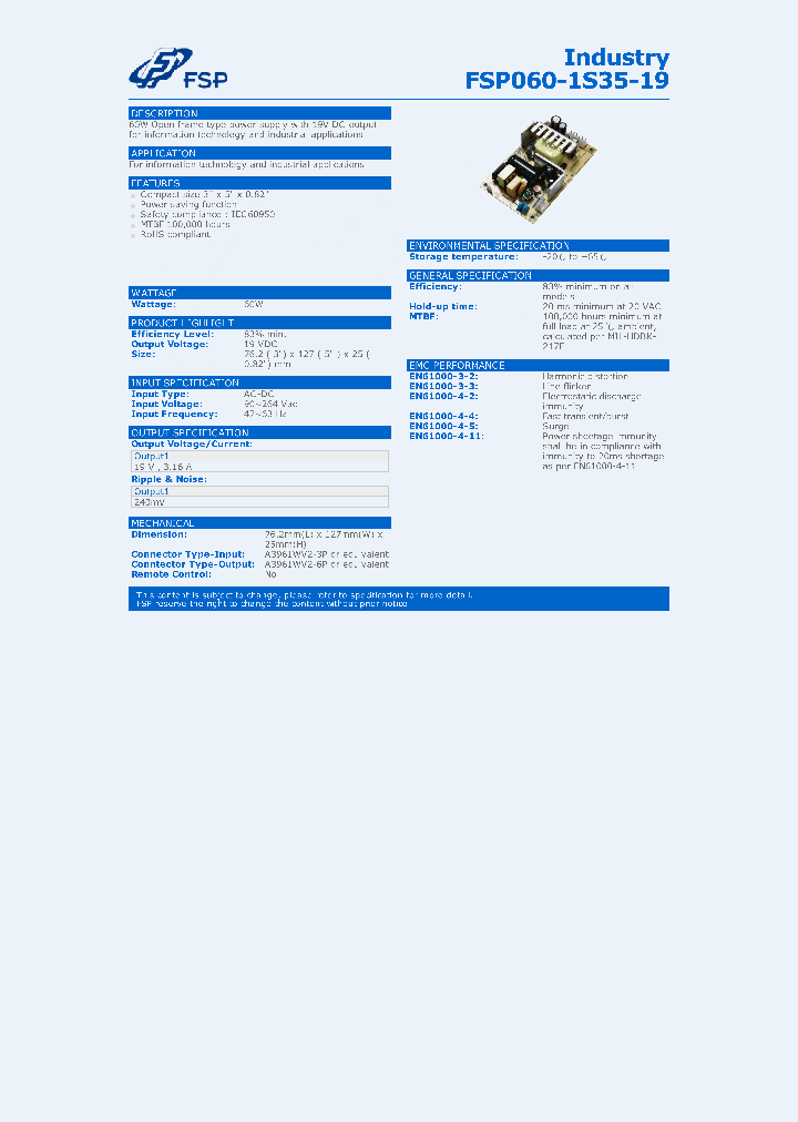 FSP060-1S35-19_8714508.PDF Datasheet