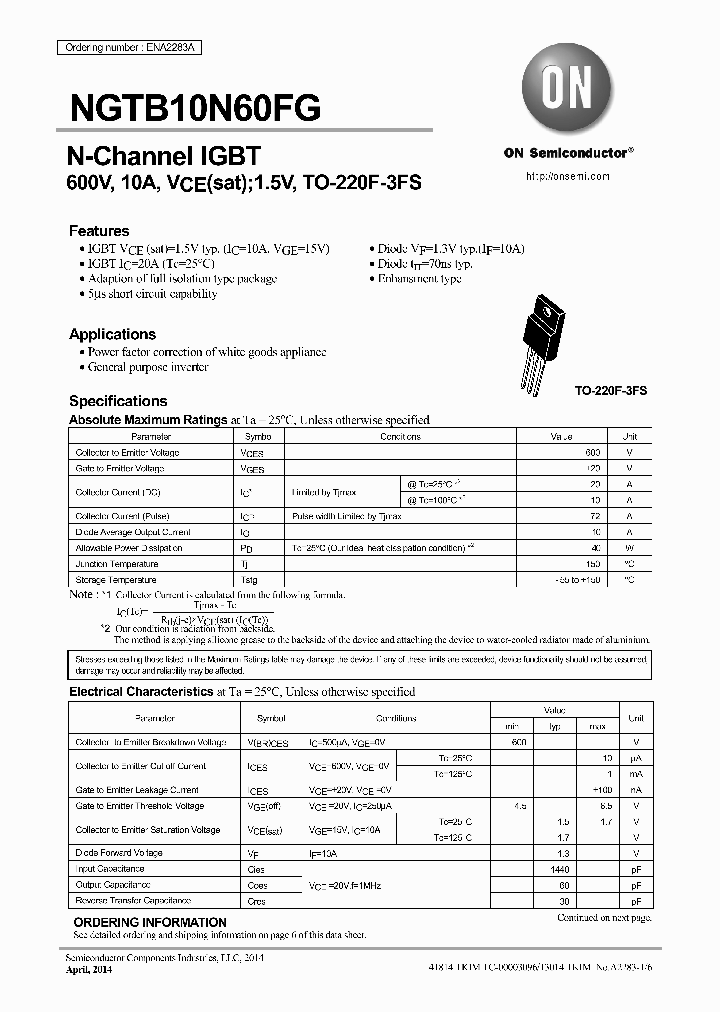 NGTB10N60FG_8714524.PDF Datasheet