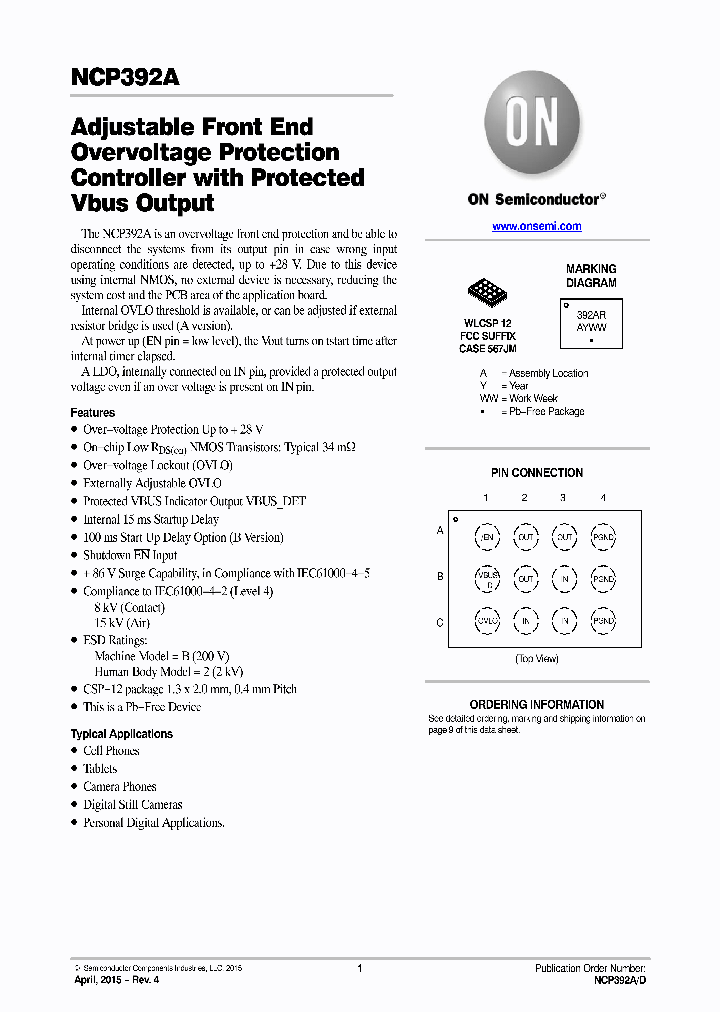 NCP392ARFCCT1G_8745022.PDF Datasheet