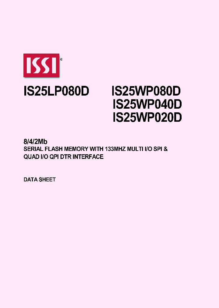 IS25LP080D-JBLE_8751272.PDF Datasheet