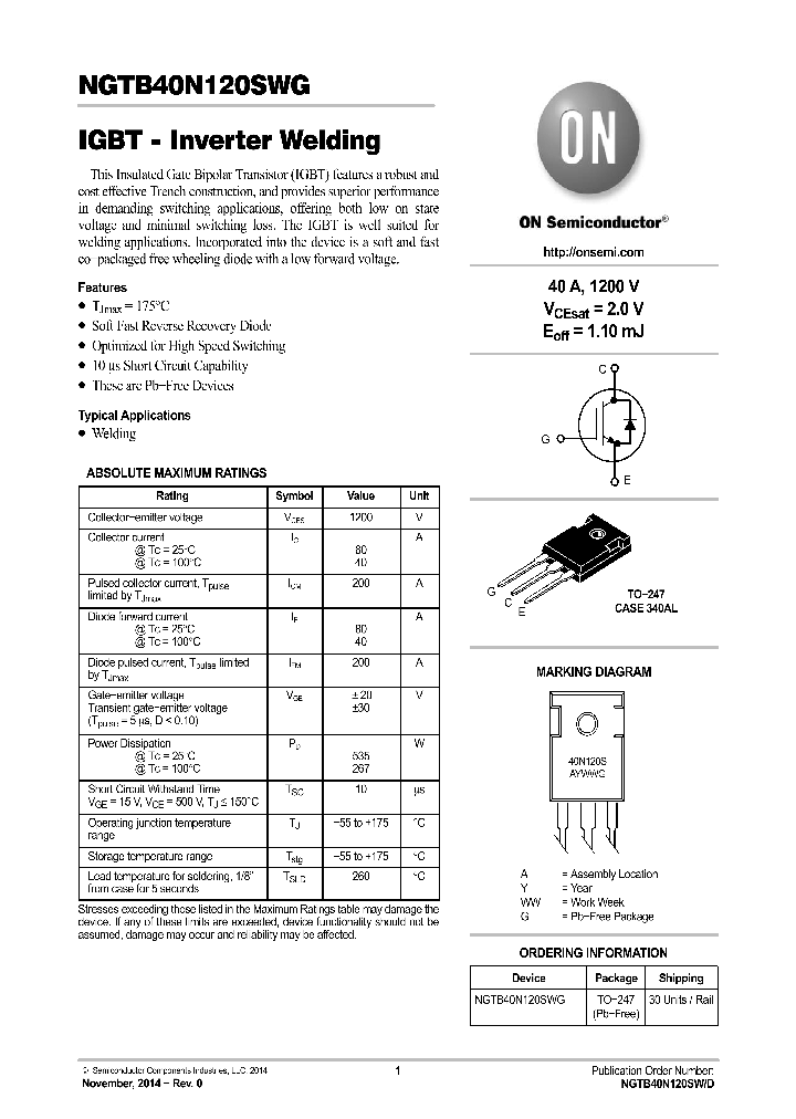 NGTB40N120SWG_8755051.PDF Datasheet