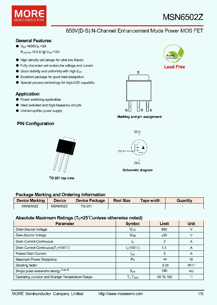 MSN6502Z_8778305.PDF Datasheet