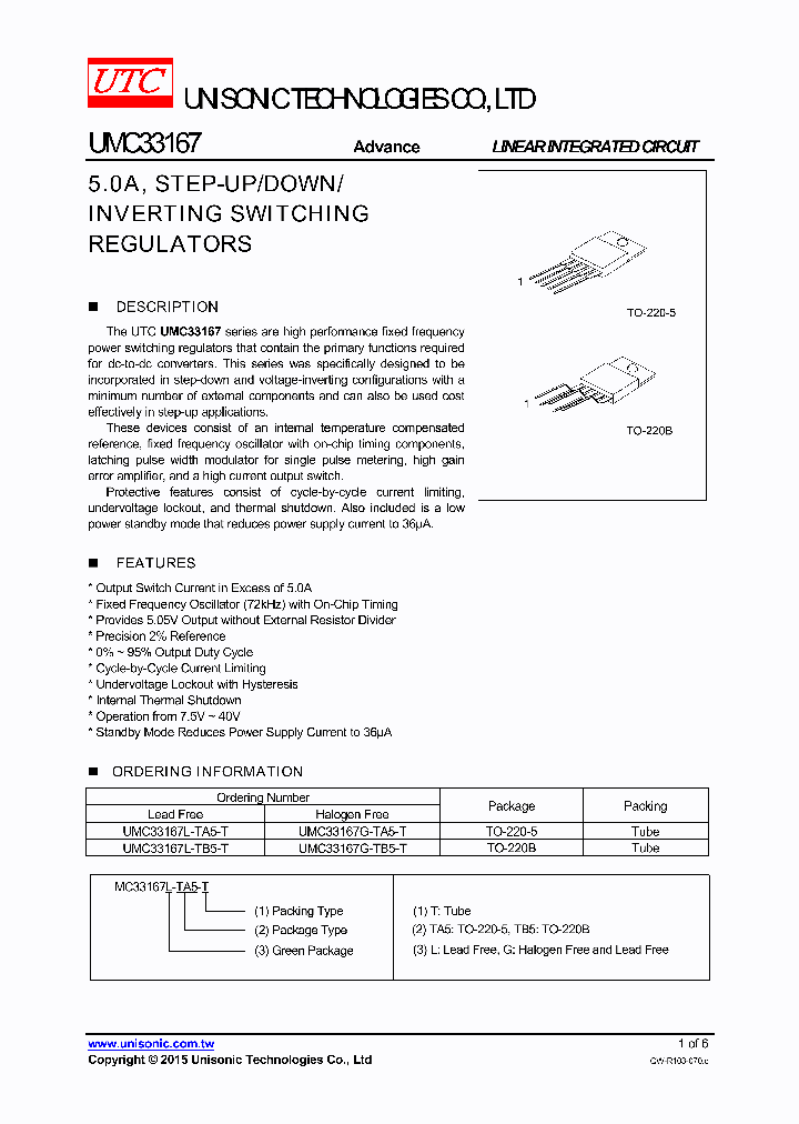 UMC33167G-TA5-T_8779240.PDF Datasheet