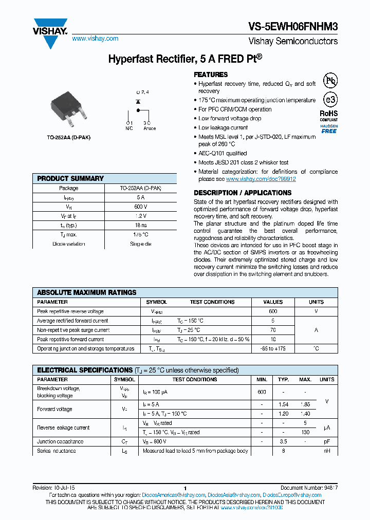 VS-5EWH06FNTRHM3_8791992.PDF Datasheet