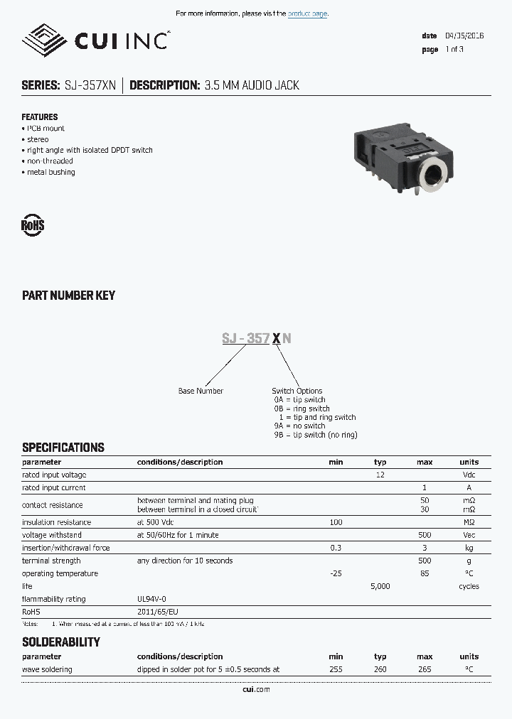 SJ-3570BN_8805628.PDF Datasheet