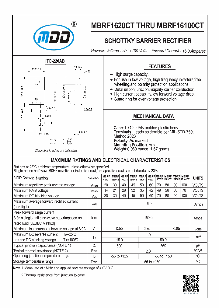 MBRF1660CT_8816811.PDF Datasheet