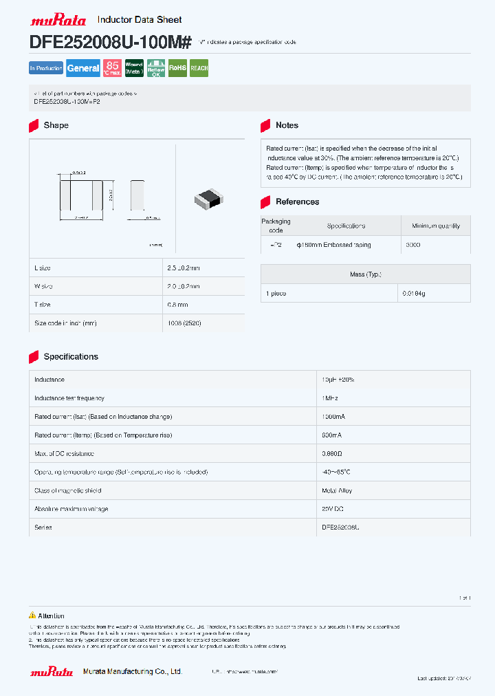 DFE252008U-100M_8831372.PDF Datasheet