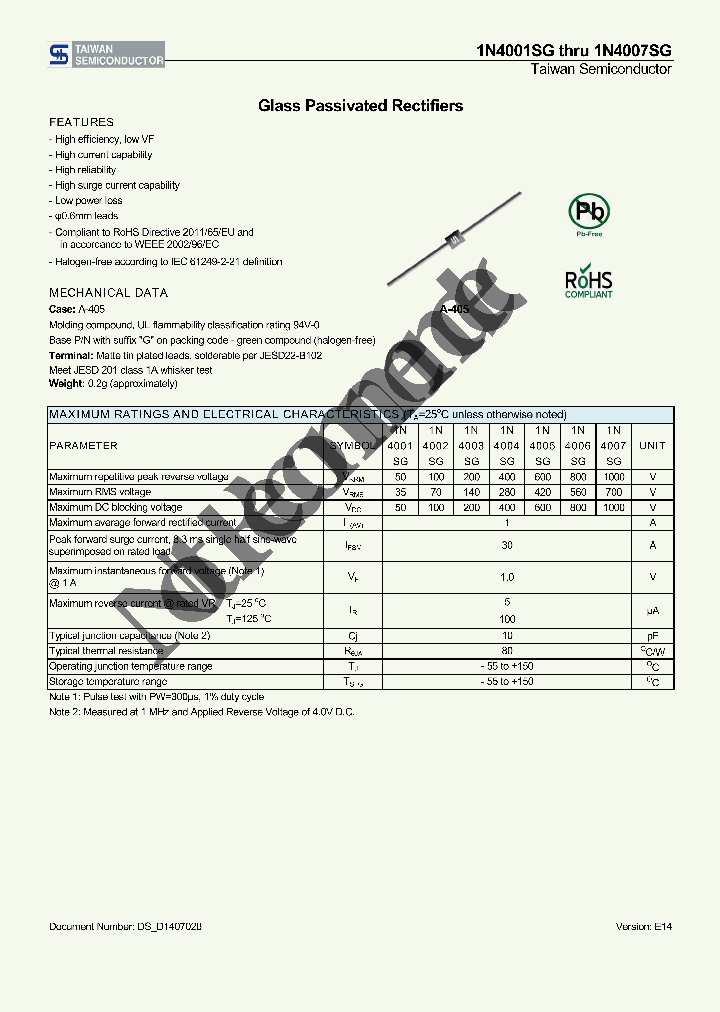 1N4007SG_8831843.PDF Datasheet