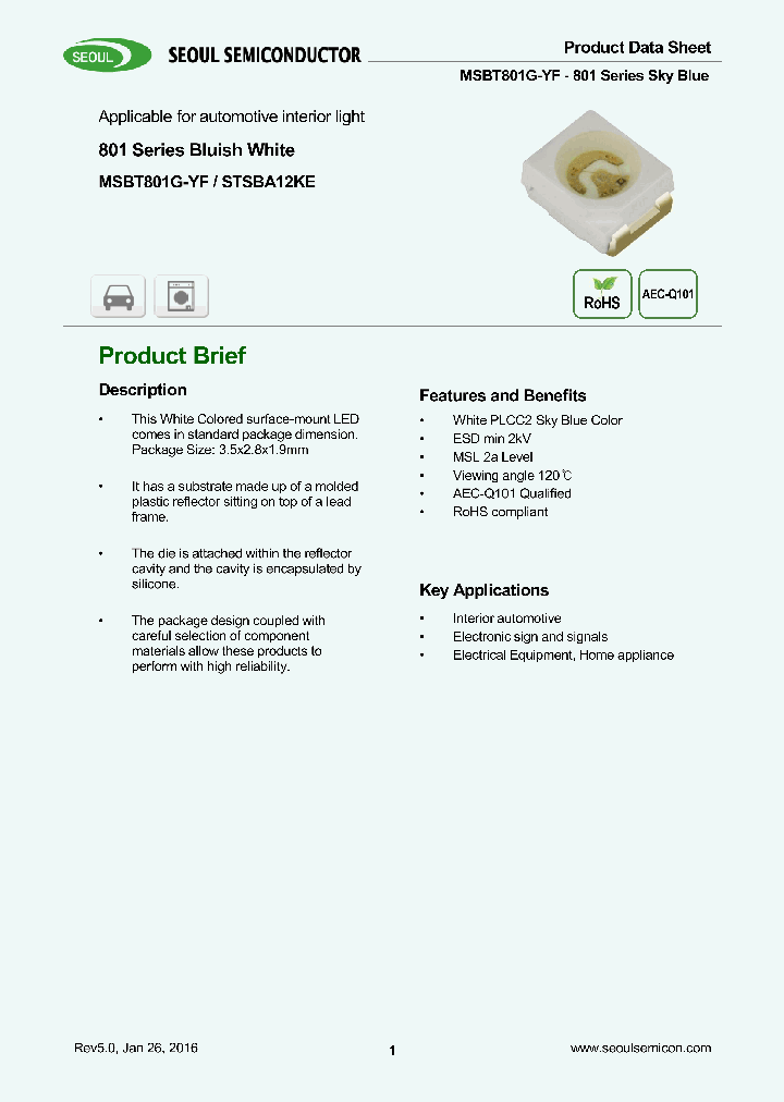 MSBT801G-YF_8834760.PDF Datasheet