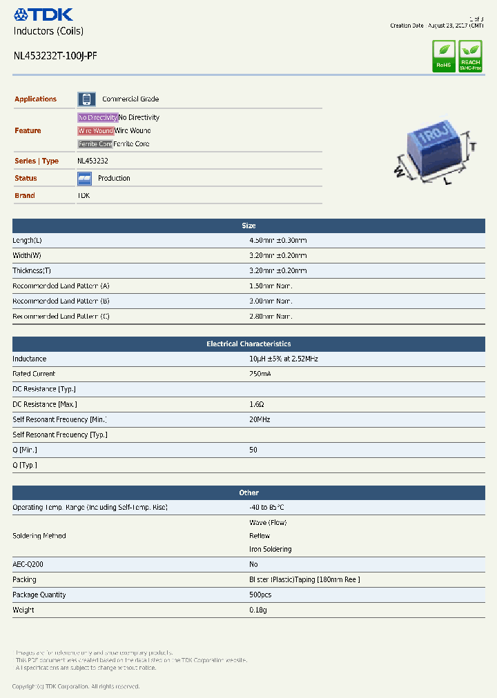 NL453232T-100J-PF_8832531.PDF Datasheet