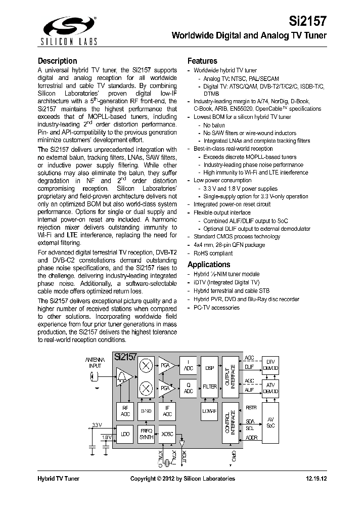 SI2157_8835124.PDF Datasheet