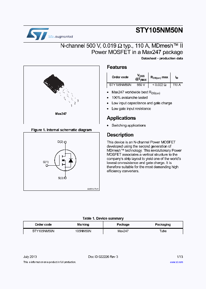 STY105NM50N_8837977.PDF Datasheet