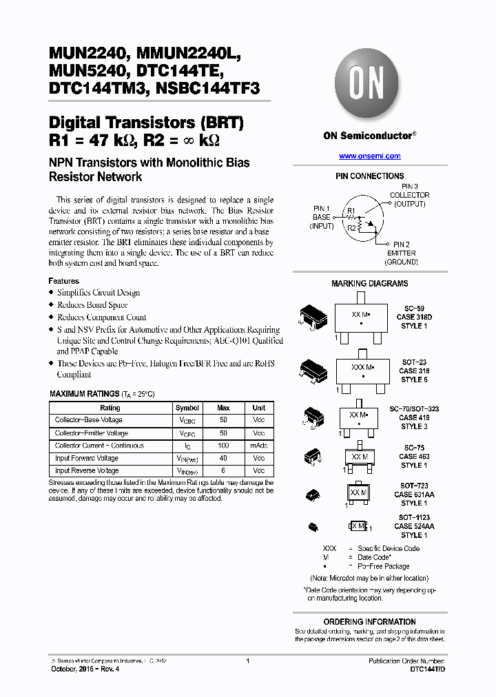 SMUN2240T1G_8846978.PDF Datasheet