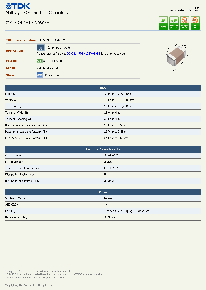 C1005X7R1H104M050BE_8848697.PDF Datasheet