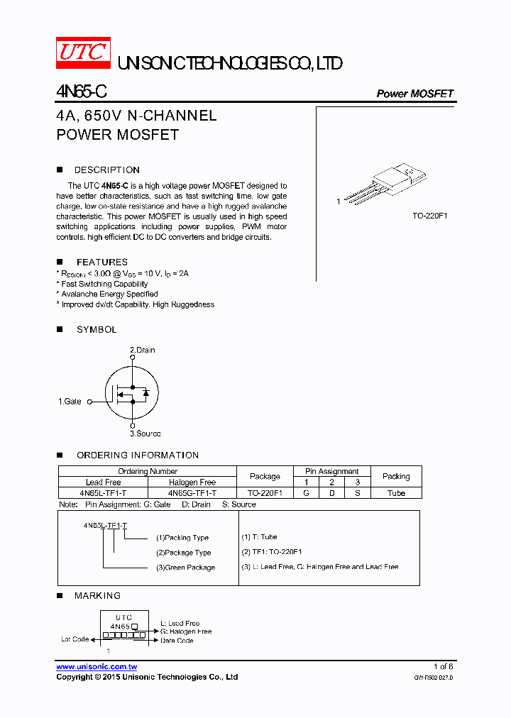 4N65-C_8850352.PDF Datasheet