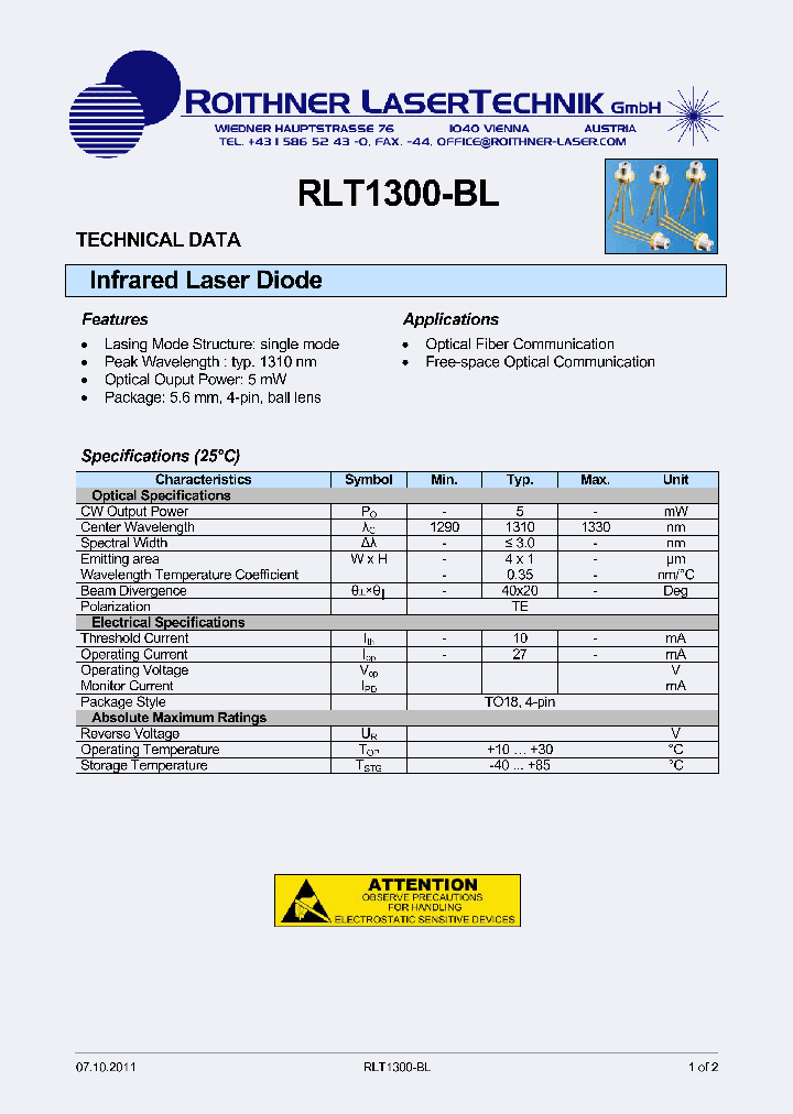 RLT1300-BL_8851001.PDF Datasheet
