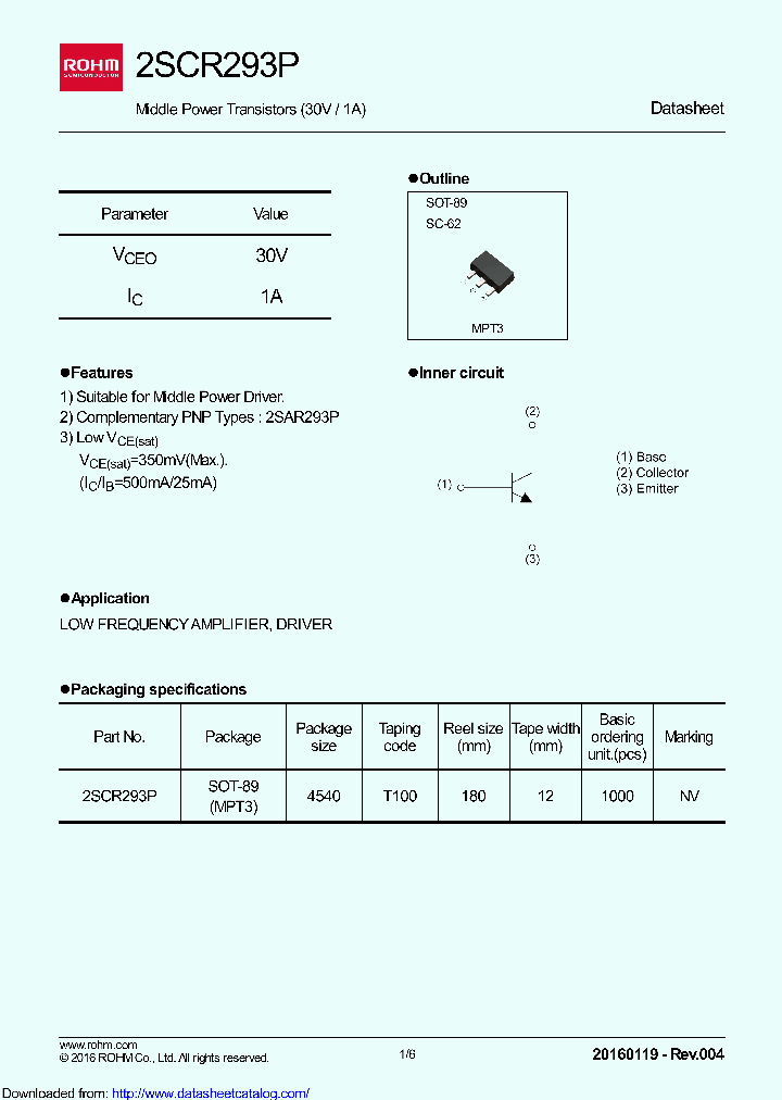 2SCR293P_8856698.PDF Datasheet