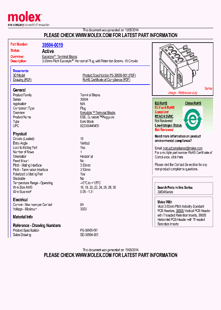 39504-0019_8878037.PDF Datasheet