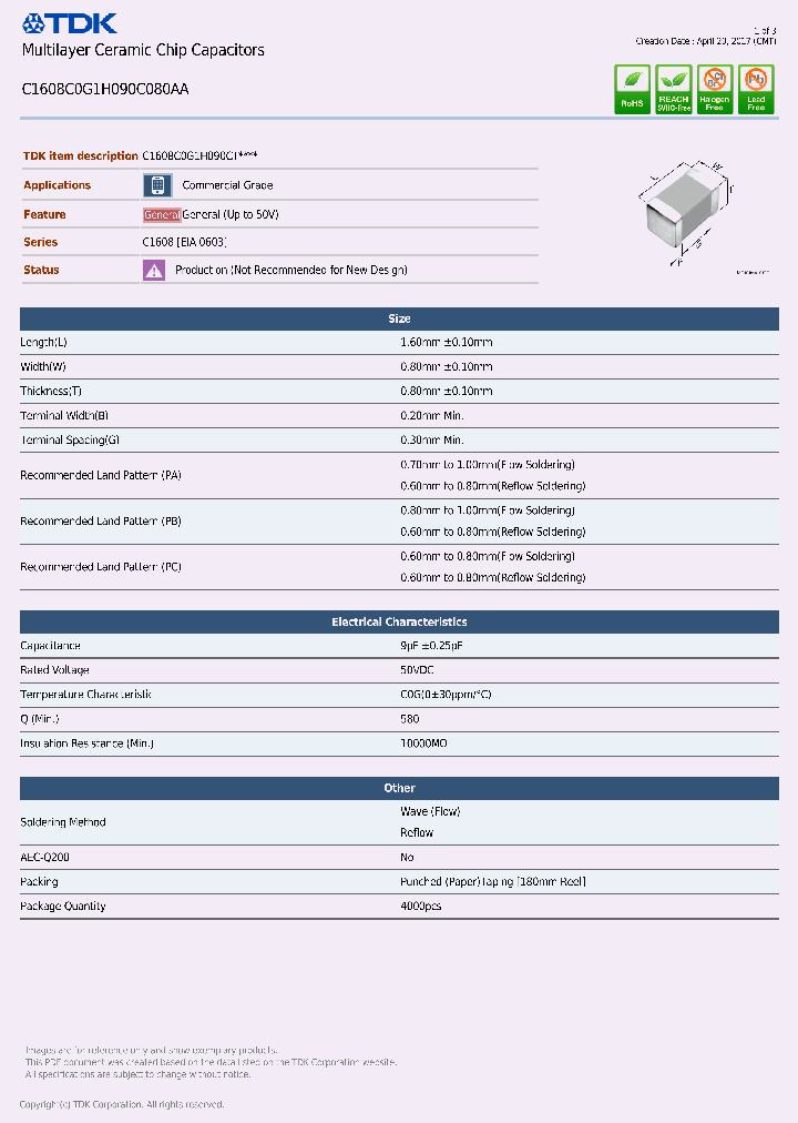 C1608C0G1H090C080AA-17_8879328.PDF Datasheet