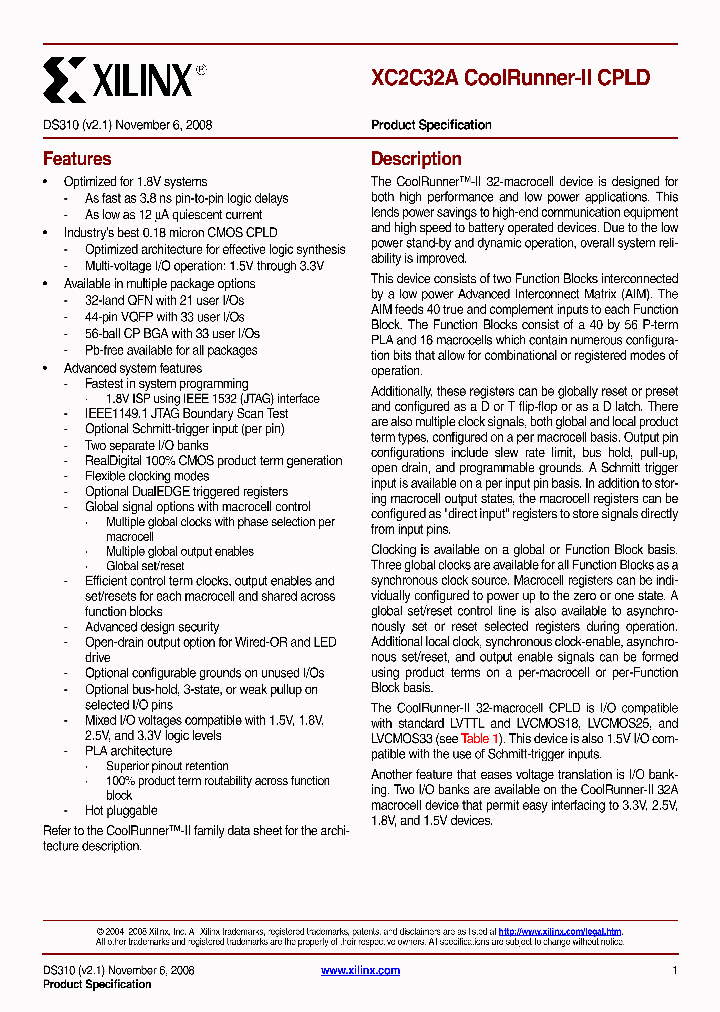 DS310_8880014.PDF Datasheet