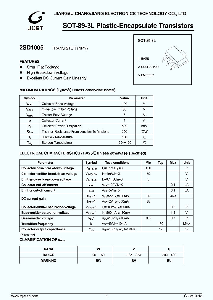 2SD1005_8880501.PDF Datasheet