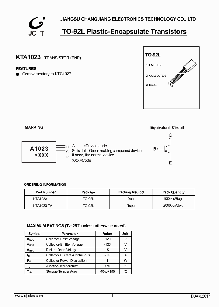 KTA1023_8882768.PDF Datasheet