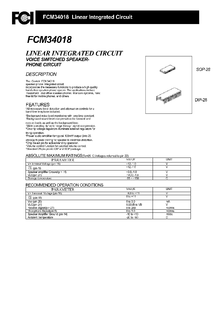 FCM34018_8884413.PDF Datasheet