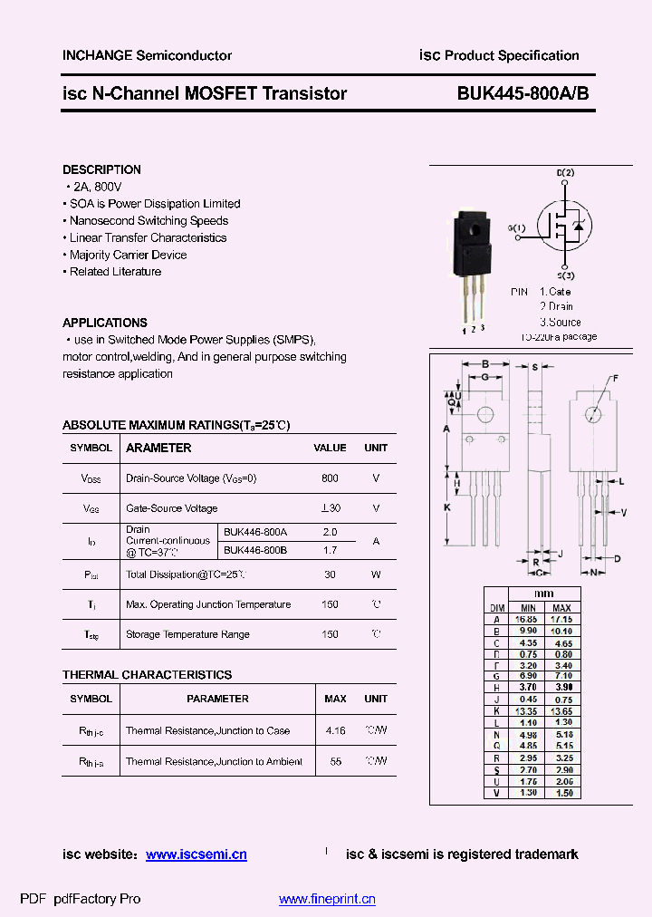 BUK446-800A_8885911.PDF Datasheet
